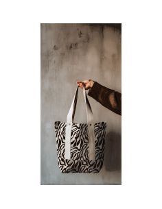 Toile de coton canvas Animal - Noir 2