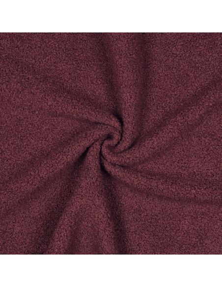 Tissu polaire Teddy double face - Bois de rose