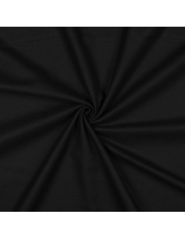 Tissu flanelle - Noir