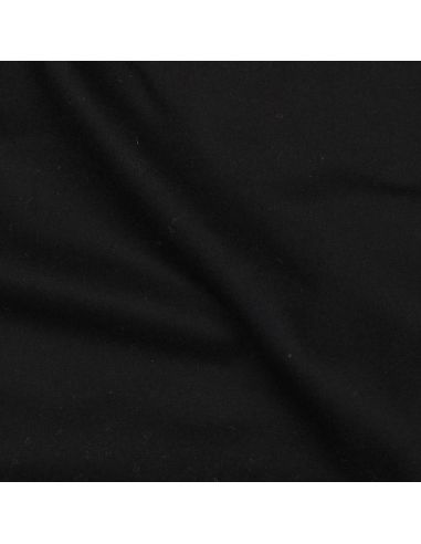 Tissu flanelle - Noir