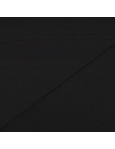 Tissu flanelle - Noir