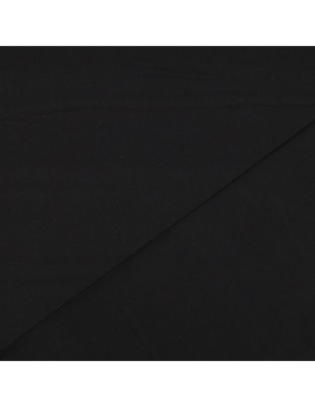 Tissu flanelle - Noir