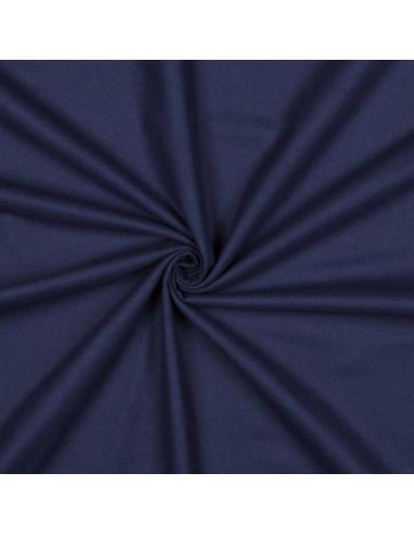 Tissu flanelle - Bleu marine
