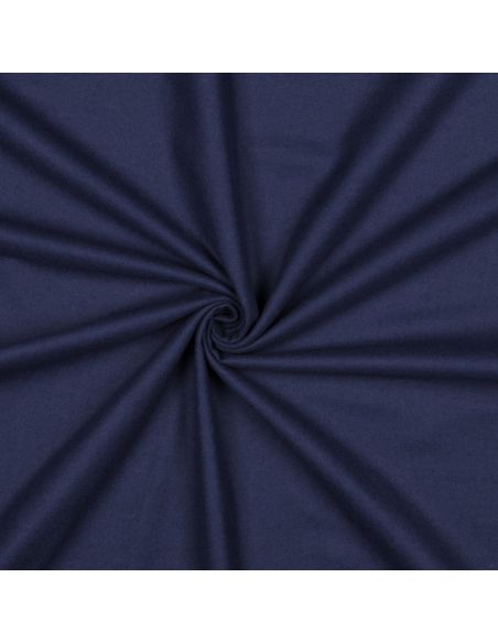 Tissu flanelle - Bleu marine