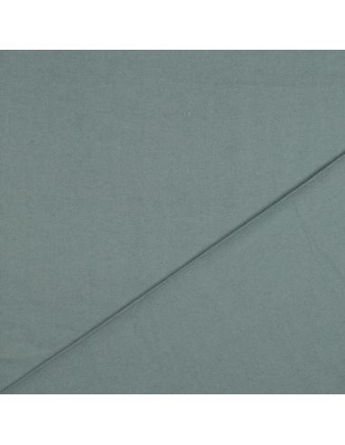 Tissu flanelle - Vert de gris