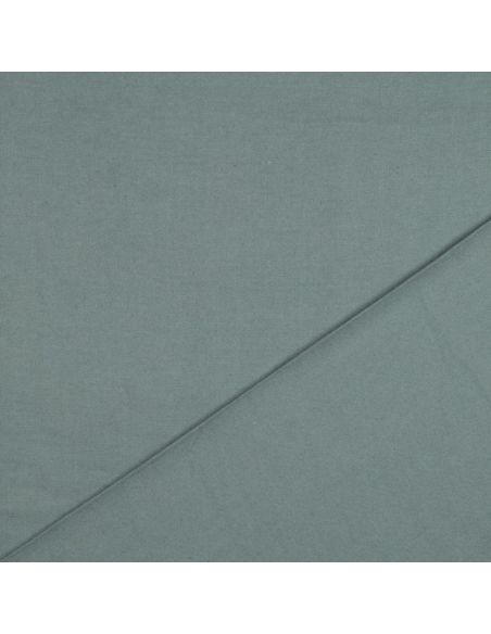 Tissu flanelle - Vert de gris