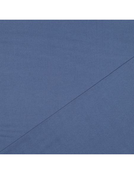 Tissu flanelle - Bleu jeans