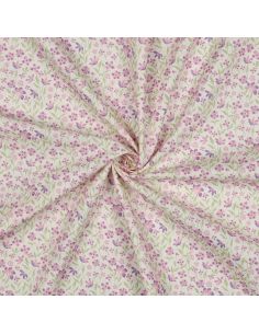 Tissu popeline de coton Romy - Violet