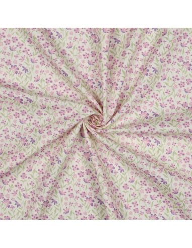 Tissu popeline de coton Romy - Violet