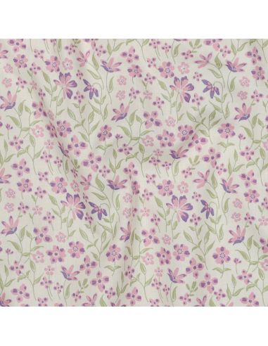 Tissu popeline de coton Romy - Violet