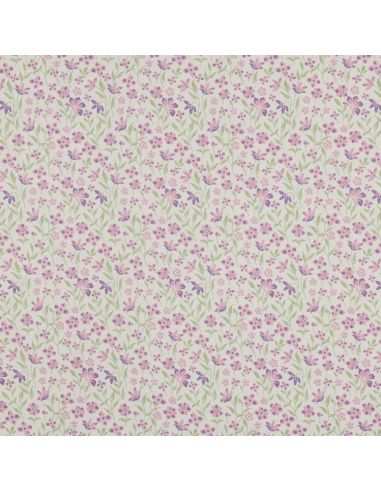 Tissu popeline de coton Romy - Violet