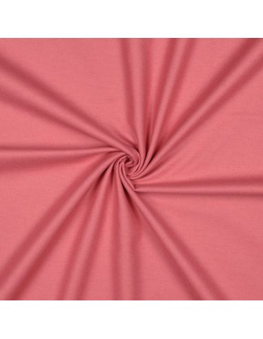 Tissu flanelle - Corail
