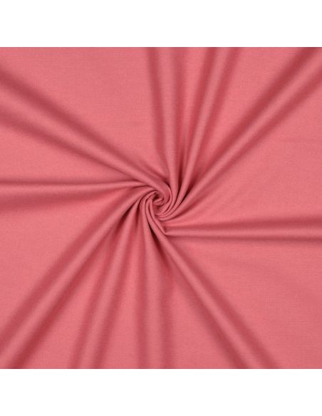 Tissu flanelle - Corail