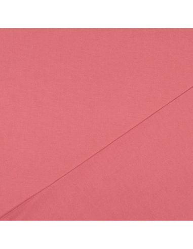 Tissu flanelle - Corail