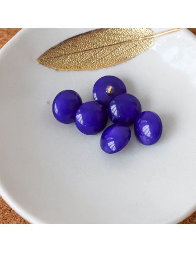 Bouton demi-sphère à queue - Purple rain