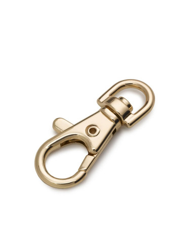 Mousqueton métal 7 x 38 mm - Nouvel or