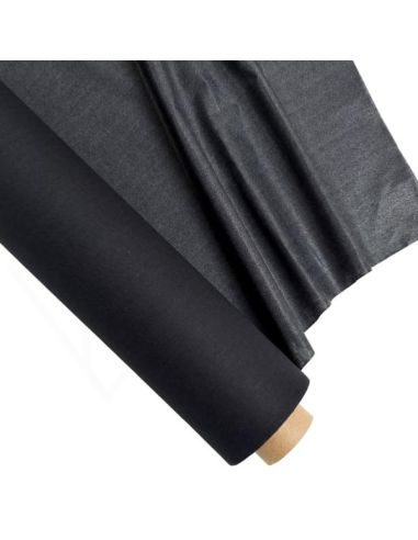 Percale thermocollante moyenne - Noir