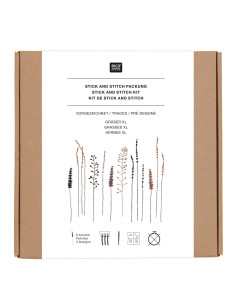 Kit stick & stitch Rico Design- Herbes XL