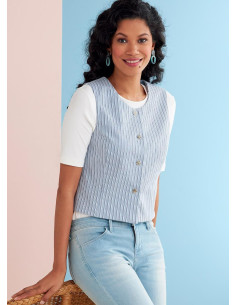 Patron de gilet - Butterick 6745