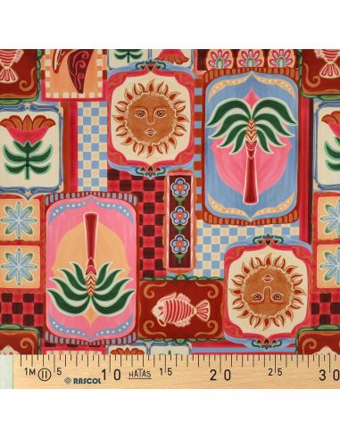 Nappe déperlante patchwork - Rose