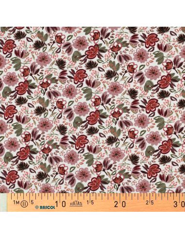 Tissu jersey digital Anaïs - Blanc cassé