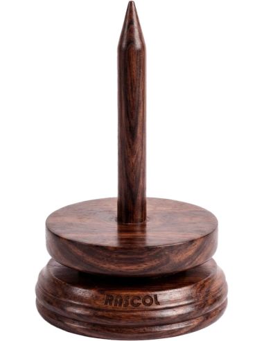 Support pelote de laine en bois de rose Rascol