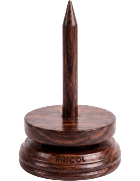 Support pelote de laine en bois de rose Rascol