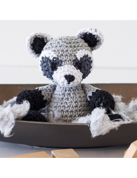Kit crochet - Ricky le raton laveur