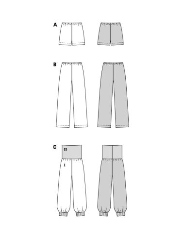 Vert - Patron de pantalon - Burda 5591
