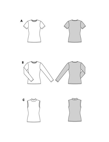Patron de T-shirt - Burda 5594