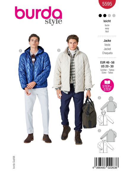 Patron de veste - Burda 5595