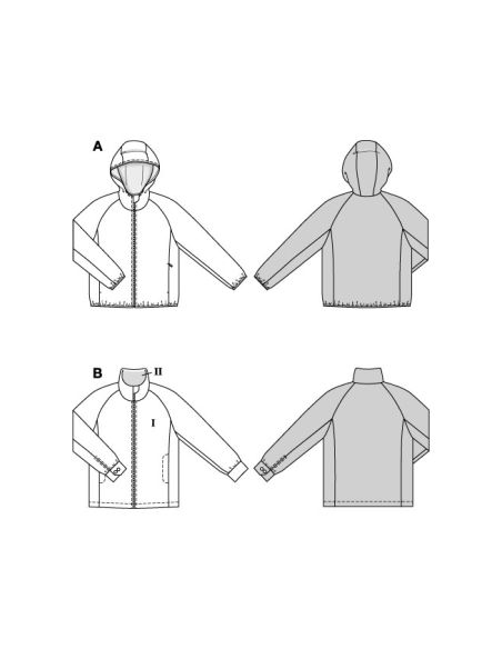 Patron de veste - Burda 5595