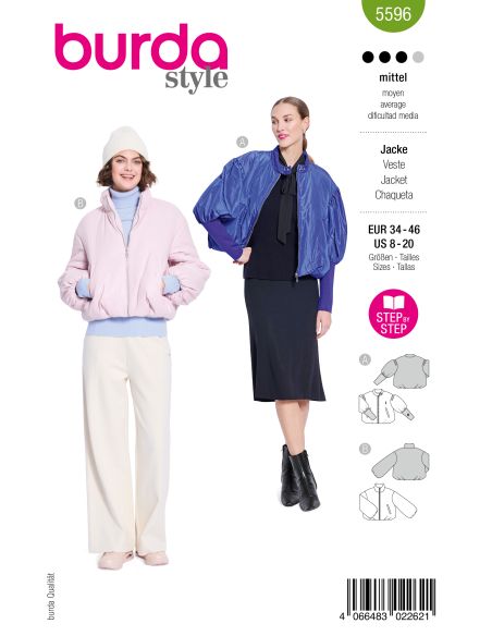 Patron de veste - Burda 5596
