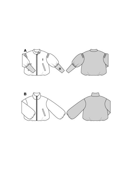 Patron de veste - Burda 5596