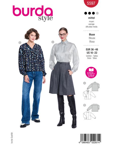 Patron de blouse - Burda 5597