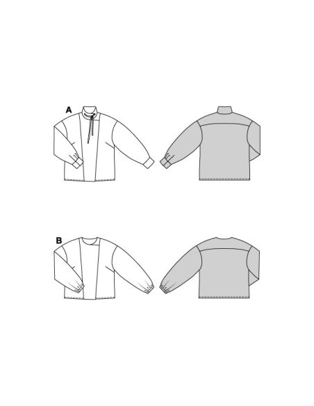 Patron de blouse - Burda 5597