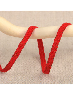 Elastique souple 5 mm - Rouge