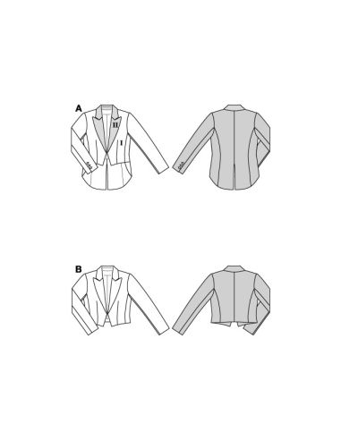 Patron de blazer - Burda 5602