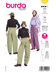 Patron de pantalon - Burda 5603