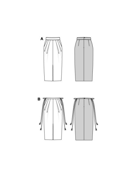 Patron de jupe - Burda 5604