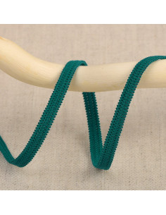 Elastique souple 5 mm - Bleu canard