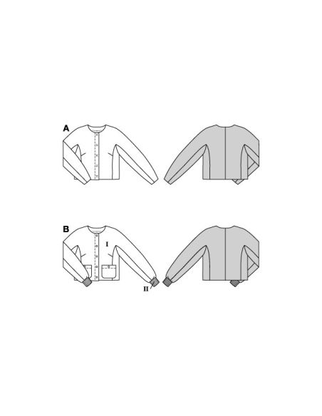 Patron de veste - Burda 5607