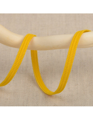 Elastique souple 5 mm - Jaune