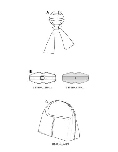Patron d'accessoires - Burda 5611
