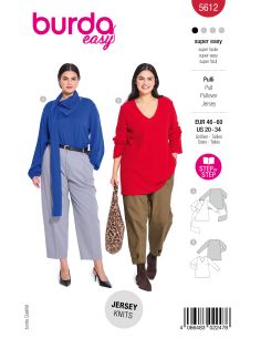 Patron de pull - Burda 5612