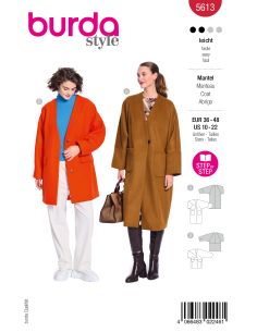 Patron de manteau - Burda 5613