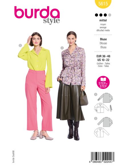Patron de blouse - Burda 5615