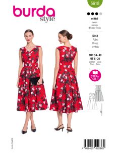 Patron de robe - Burda 5618