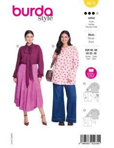 Patron de blouse - Burda 5619