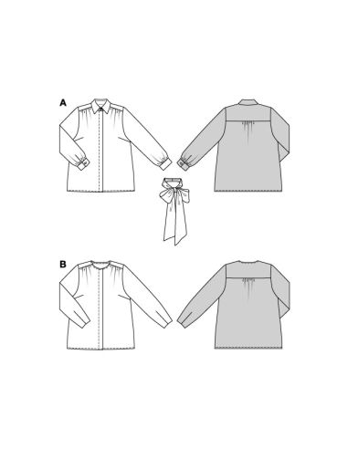 Patron de blouse - Burda 5619